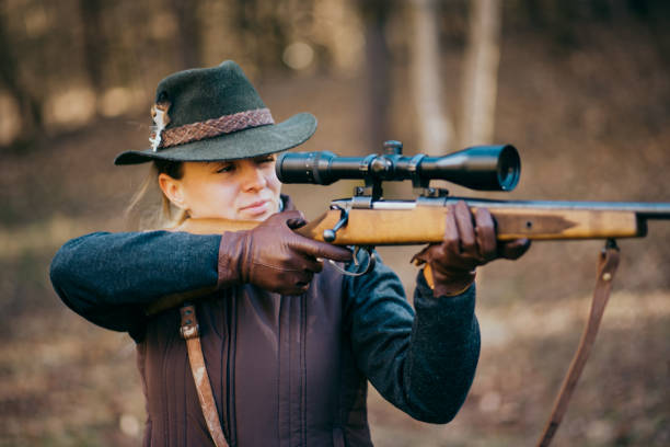 istock young woman hunting 660541762