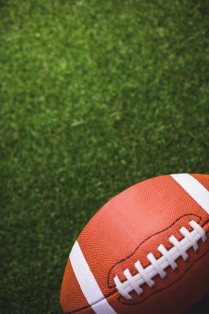 istock Close up of rugby ball 660544712