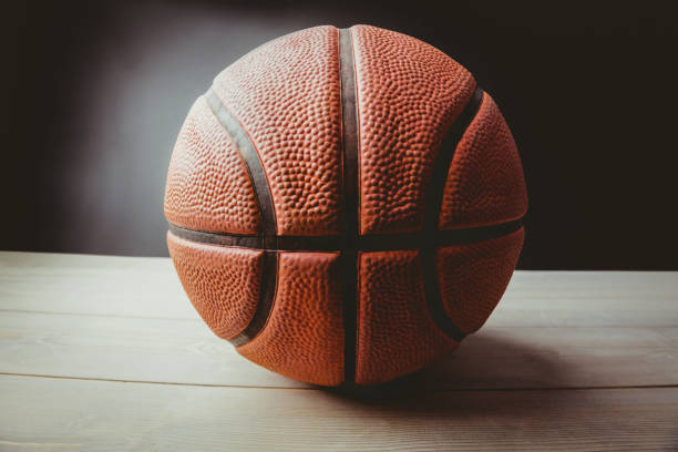 istock Close up of basketball 660547174