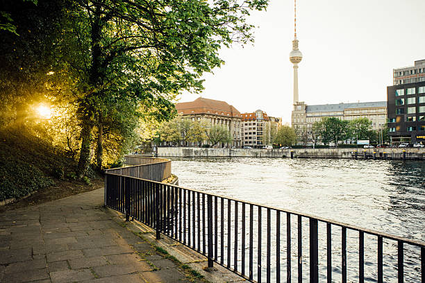 istock Fernsehturm Amidst City Buildings With River In Foreground 660562907