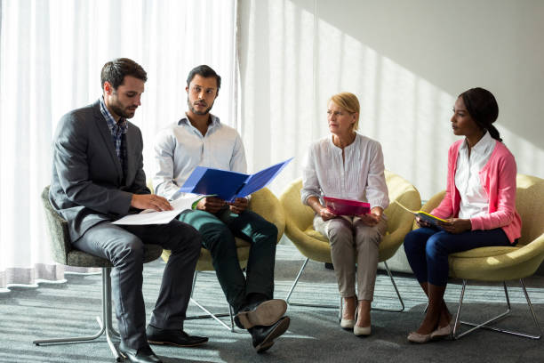 istock Business people during a meeting 660570176