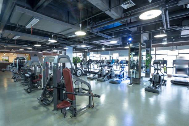 istock interior of modern gym 660573812