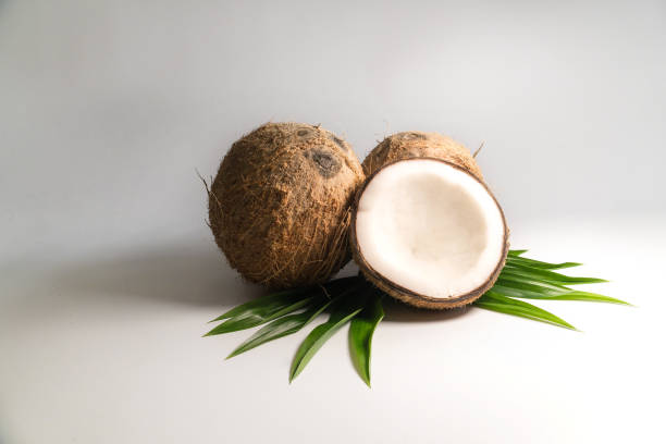 istock healthy coconut fruit on isolated on white background 660575556