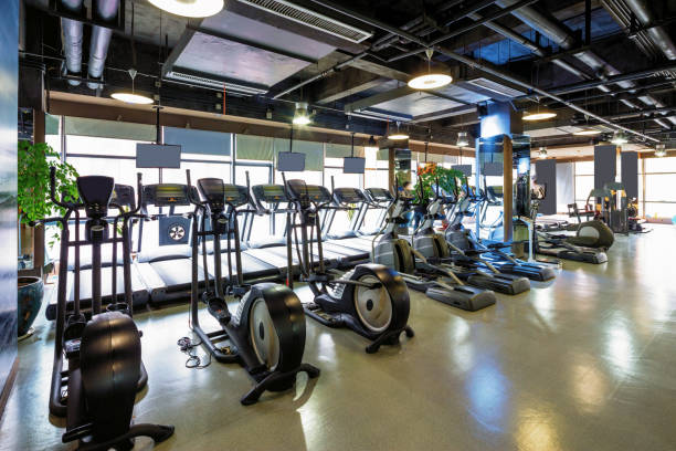 istock interior of modern gym 660582188