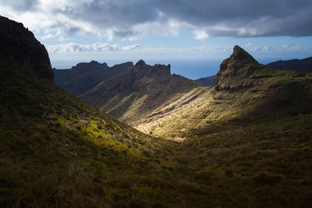 istock Masca Canyon. Light and Shadow. Hiking on Tenerife. 660591244