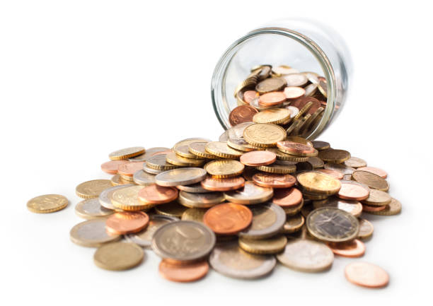 istock Euro coins in a glass jar 660598756