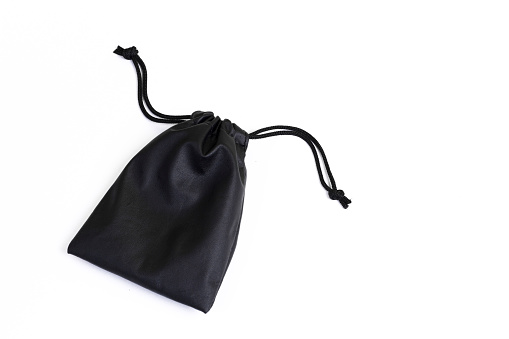 Black Pouch Stock Photo - Download Image Now - Bag, Small, Jewelry - iStock