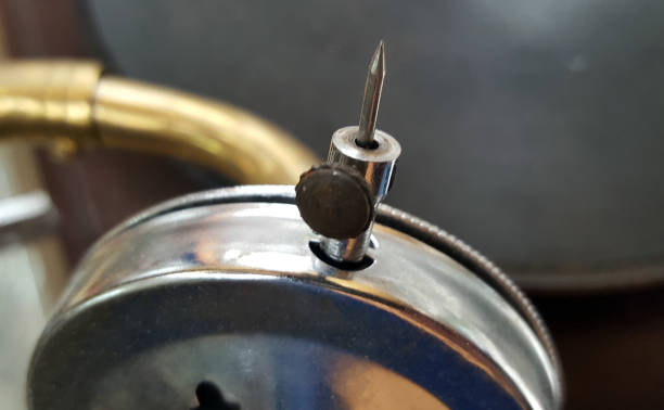 istock Detail of a old gramophone needle 660624866