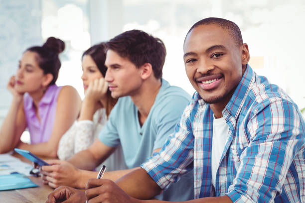 istock Creative business team having a meeting 660634422