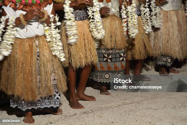 Indigenous Fijian People Sing And Dance In Fiji Stock Photo - Download Image Now - Fiji, Cultures, Dancing