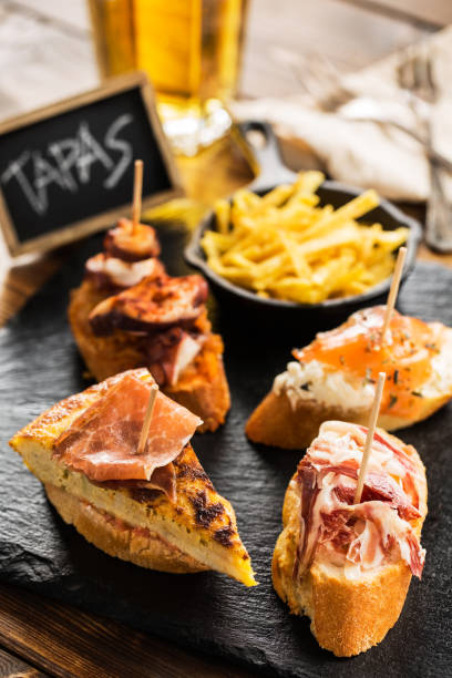 Spanish tapas stock photo