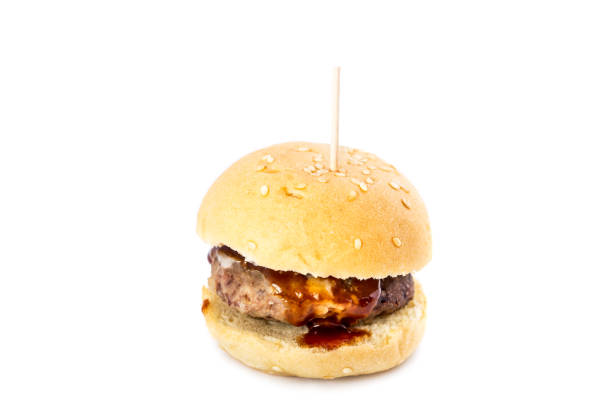 Small burger stock photo