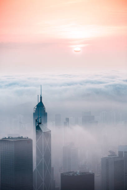 istock The city in the clouds - Hong Kong 660650856