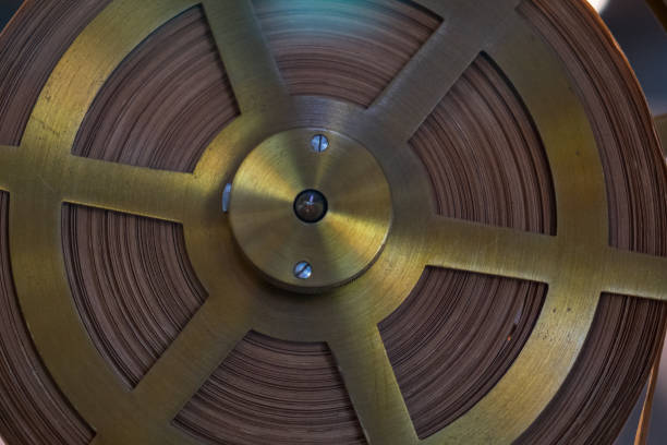 istock The old and vintage bobbin of a electrical telegraph 660656816
