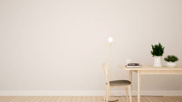 istock dining areain home or apartment - 3D Rendering 660658982