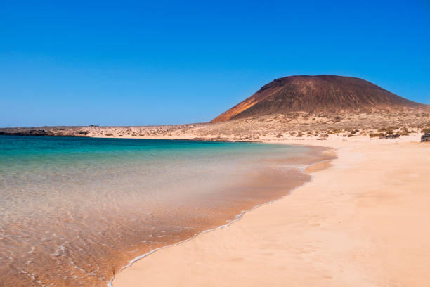 La Francesa Beach in La Graciosa, Canary Islands, Spain