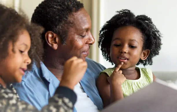 African Descent Family House Home Resting Living