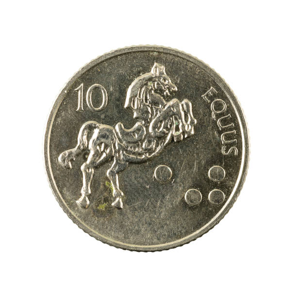 istock 10 slovenian tolar coin (2002) reverse isolated on white background 660670952