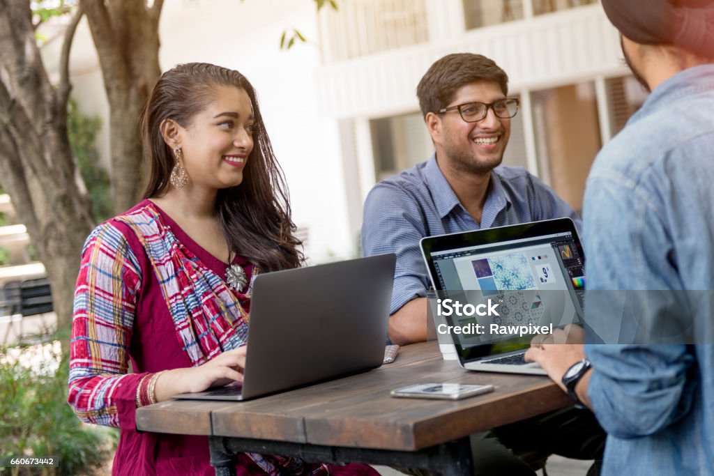 Indian Community Togetherness Technology Concept ***Note to inspector: Please reject*** India Stock Photo