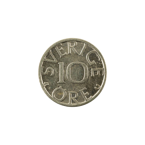 istock 10 swedish oere coin (1983) obverse isolated on white background 660674468