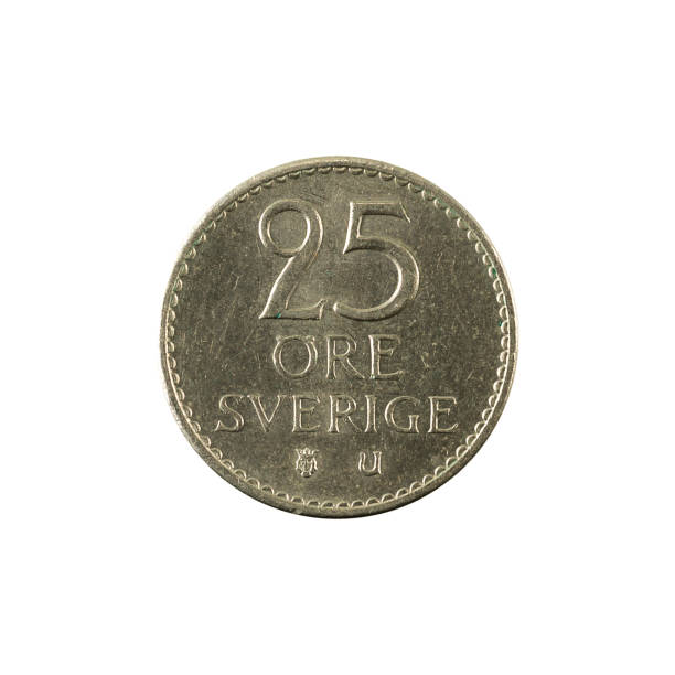 istock 25 swedish oere coin (1973) obverse isolated on white background 660674886