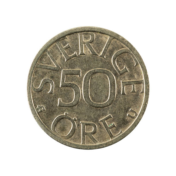 istock 50 swedish oere coin (1978) obverse isolated on white background 660677340