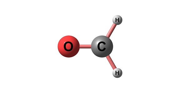 Mr Formaldehyde Formaldehyde Molecular Structure Isolated On White Stock Illustration ...