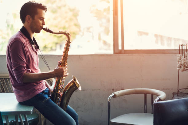 istock Saxophone Symphony Musician Jazz Instrument Concept 660684758