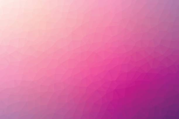 ilustrações de stock, clip art, desenhos animados e ícones de polygonal abstract geometric violet and light pink triangular low poly style gradient background illustration - pink backgrounds geometric shape textured