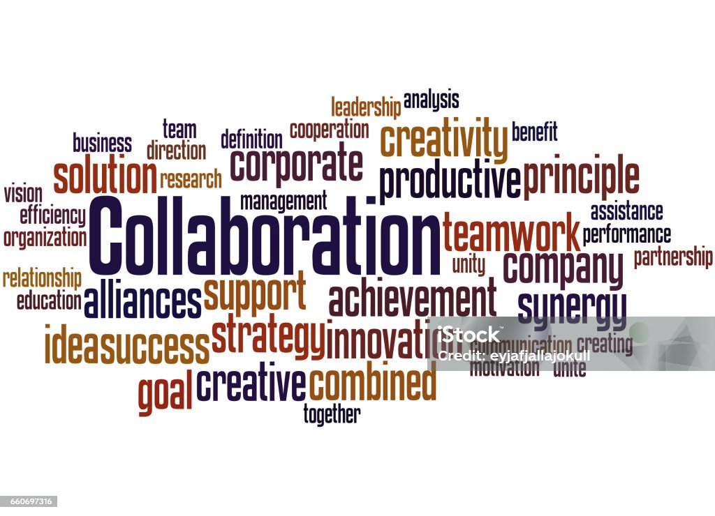 Computing Words Collaboration Collaboration Word Cloud Concept 3 Stock Illustration - Download Image ...