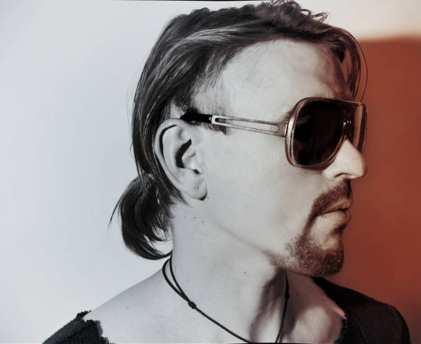 istock Young man wearing a stylish sunglasses 660701104