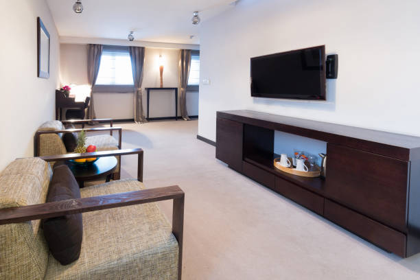 istock Interior of a hotel apartment 660704364