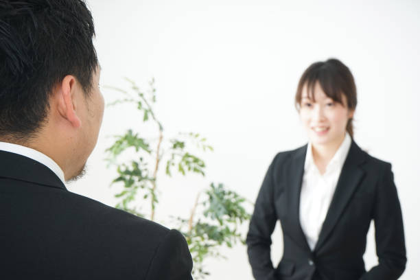 istock Young woman having a job interview 660707188
