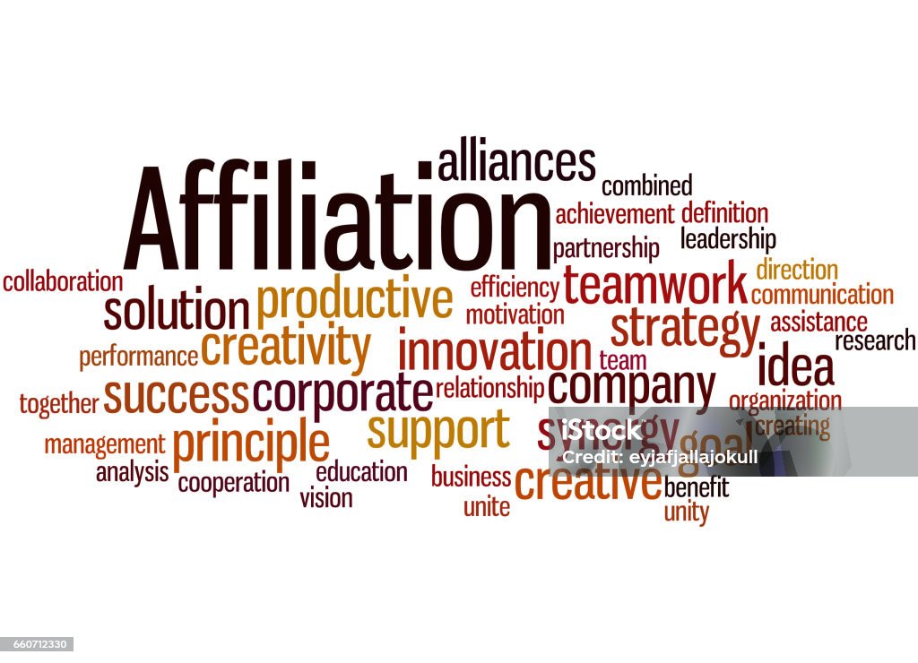 Affiliation Background Image Affiliation Word Cloud Concept 5 Stock Illustration - Download Image ...