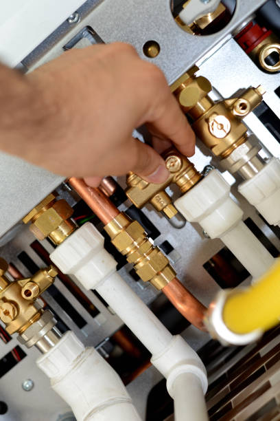 isıtma sistemi - isıtma tesisatı mühendisi stok fotoğraflar ve resimler