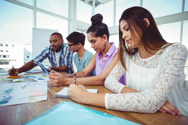istock Creative business team at meeting 660726026