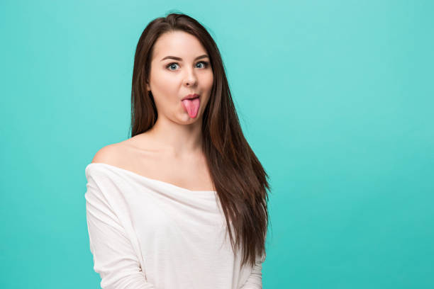 istock The young woman's portrait with happy emotions 660734758