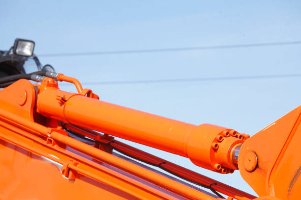 istock Hydraulic excavator arm of an excavator 660743752