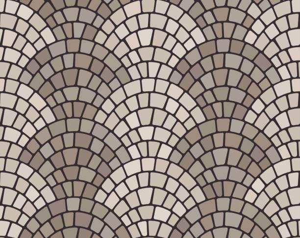 Cobblestone Seamless Cobblestone Pattern. cobblestone stock illustrations