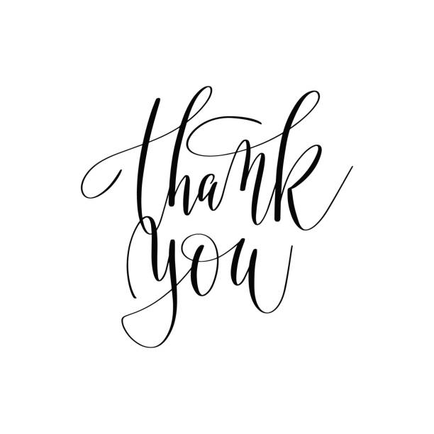 istock thank you hand lettering inscription positive quote 660750320