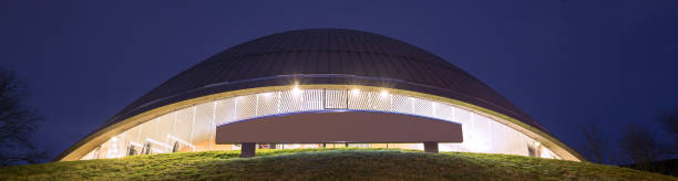 istock Planetarium bochum germany at night 660750818