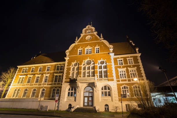 istock historic townhall wanne-eickel in the evening 660778706