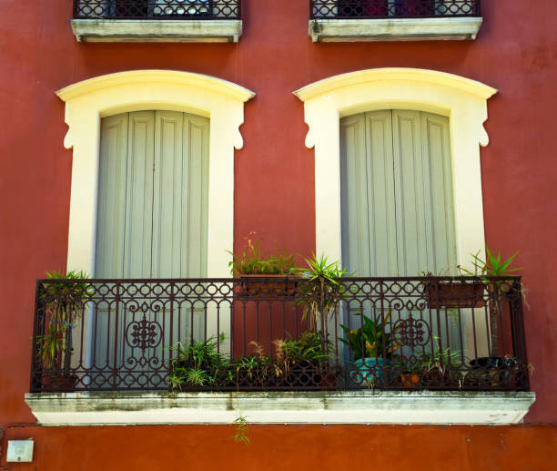 istock Balcony with  plants in the city 660784994