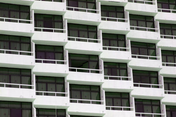 Abstract fragment of the urban architecture,of modern building