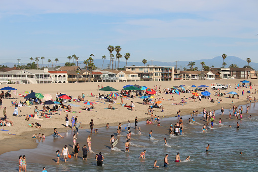 A great day to head to Seal Beach on this warm day in early spring.