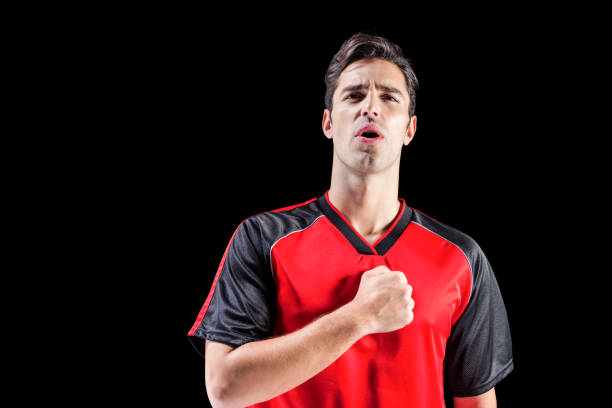 istock Athlete showing respect during national anthem 660804416