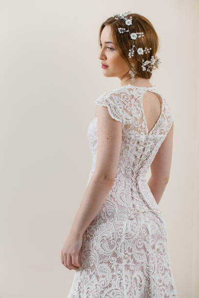 istock Beautiful young woman in wedding dressing 660805468