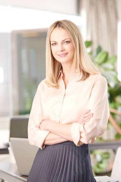 istock Middle aged  businesswoman portrait 660820538
