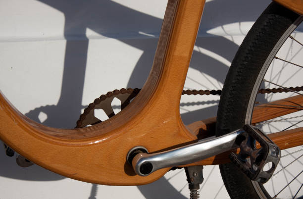 istock Wooden bicycle close up 660826960