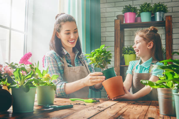 istock Happy family in spring day. 660836930